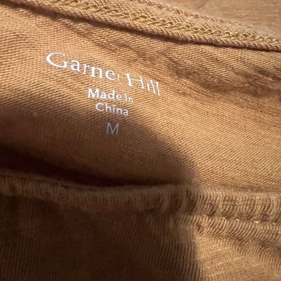 Garnet Hill Women’s Top Medium Cutwork Embroidery - Picture 3 of 5